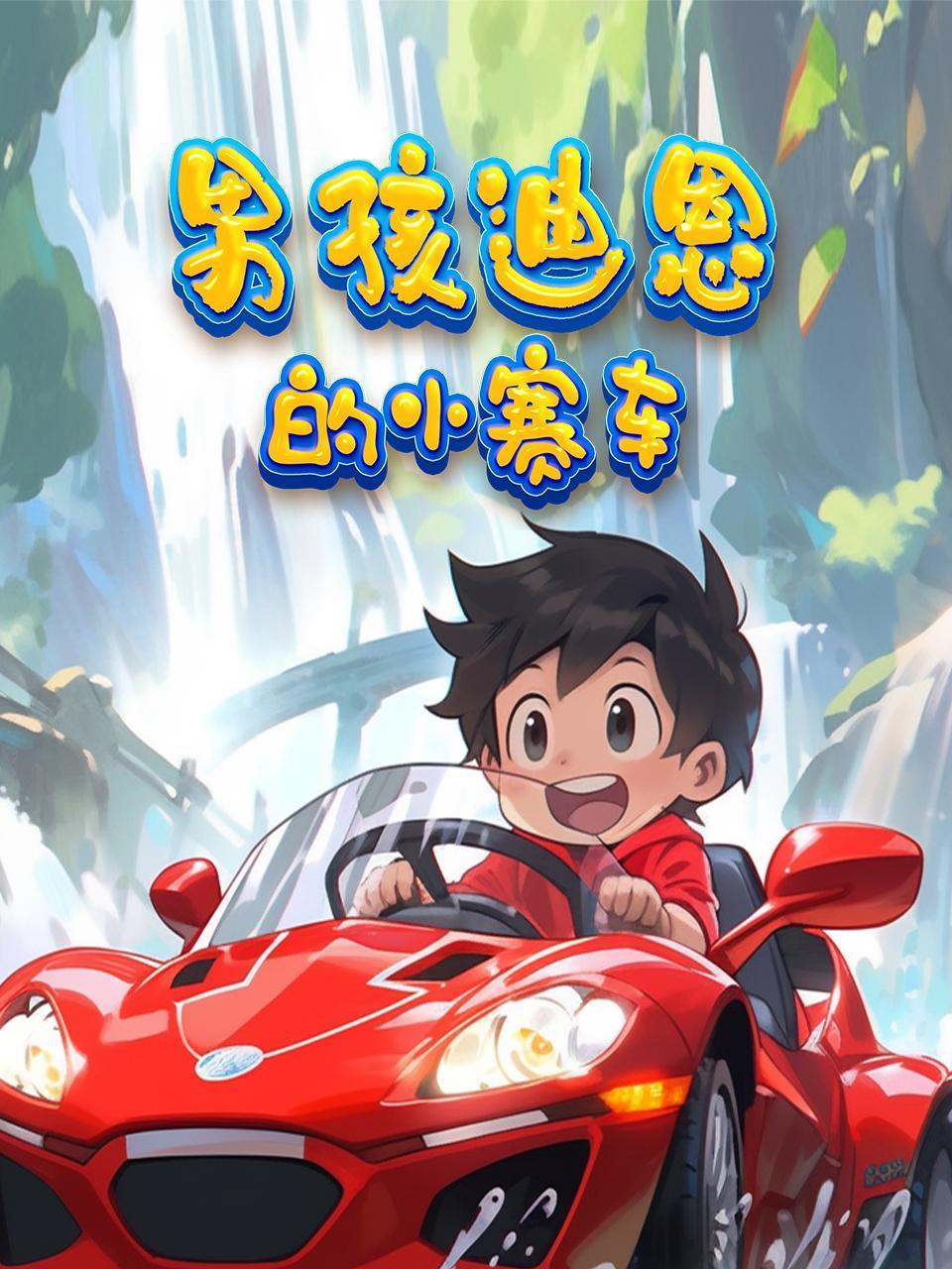 男孩迪恩的小赛车